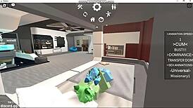 I watch these Roblox furry gays have comfortable oral sex in their world