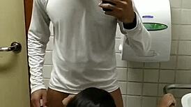 Got a Tasty Blowjob from a Guy in the Disabled Bathroom