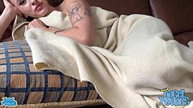 hey, angel youngs, fake sick to ride stepbro's huge cock? you're wild!