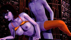 Velma Cosplay Fuck In Anime Style