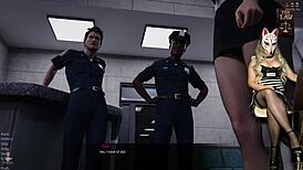 prison guard ep 6 - sexy female guard in hot uniform
