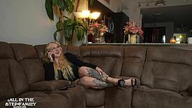 Fucking my stepdaughter's hot friend Skylar Vox in doggystyle 😈