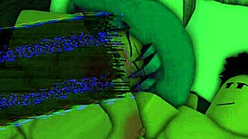 i got roughed up by this big tits anime chick, it was so intense part 2