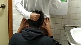 Got a Tasty Blowjob from a Guy in the Disabled Bathroom