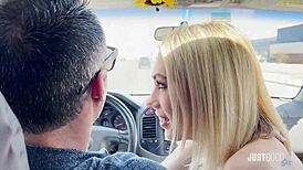 dirty teen squirts over hotel bed, leaving wild sex mess with sky pierce