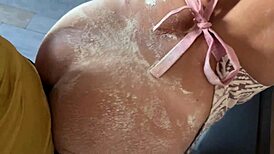 Satisfy your cravings with homemade tits and cum cake