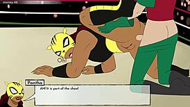 jinx from 18titans part 13 in anime style 😊