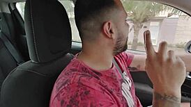 Novinha carioca couple fucks outdoors on the beach with a big cock