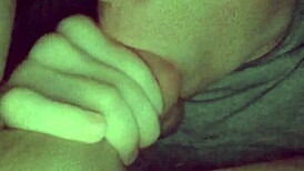 He says, 'Watch me suck my own big dick beautifully.'