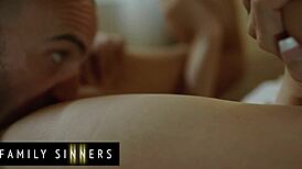 Naughty Kenna James Craves Stepdad Stirling's Hard Cock