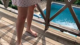 while my wife tans, i cheat with my sister-in-law in the garden