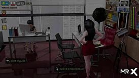 Employee Shows Her Ass To The Boss In Fashion Business