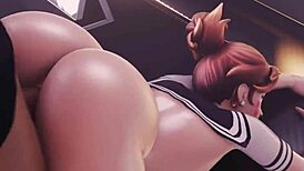 Overwatch compilation features big ass and tits in sex and anal scenes