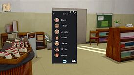 Ripples 8: Curvy Mature in Ripped Outfit Teases with Big Tits