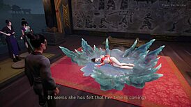 Fei Yan's final treatment scene unfolds with romantic public moans