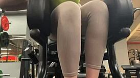 This crazy gym fucking happens in public with wet hardcore amateurs.