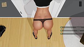 hentai teen with big tits gets clothes ripped in anime game ripples 72