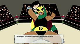 jinx from 18titans part 13 in anime style 😊