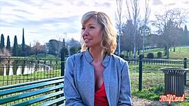 emmy, a belgian milf, is feeling so horny in part 1