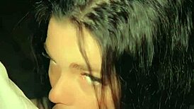 In the park, I fucked my stepsister with her big cock, giving her a facial cumshot.