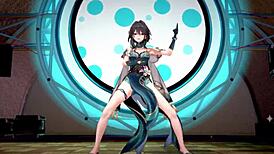 honkai star rail characters engage in hentai mmd action