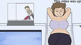 chore day 2 with animated step mom sex 😍