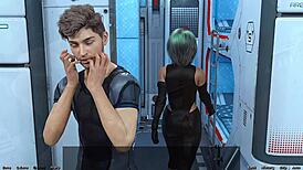 stranded in space 7, red haired step sister in the shower, oh no i cant resist