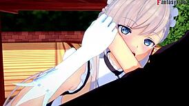 Belfast Invites To Lunch Free POV Azur Lane Full Movie And POV Version On Sheer Fantasy King 3