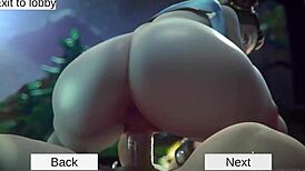 Ever seen Fortnite parody with hot 18+ game sex scenes, part 01?