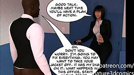 Wow! Big Ass Teacher Rides Principal's BBC in 3D Comic!