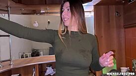 friend’s wife craves hot cum all over her hairy pussy