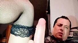 Playing with my favorite toys in gay lingerie, enjoying the descriptive moments.