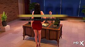 Employee Shows Her Ass To The Boss In Fashion Business