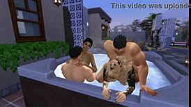 lazos peligrosos ep 11 in spanish - sims 4 xxx series unfolds with steamy 3d action