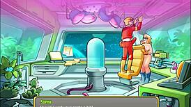 Play space rescue and fuck hot sophie with big tits