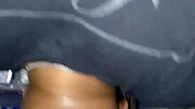 Big Booty Midget Sneaks in for Sloppy Encounter