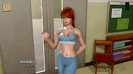 Ripples 8: Curvy Mature in Ripped Outfit Teases with Big Tits