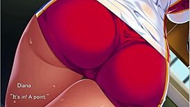 yo, check this hentai foursome going down in the locker room