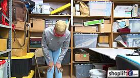 yo, black teen got caught stealin by a cop in the office