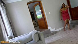 Massive boobs African BBW momma roughed up by Euro big cock, oh yeah!