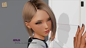 hentai teen with big tits gets clothes ripped in anime game ripples 72