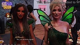 Being a dik 225 chick route in anime hentai style