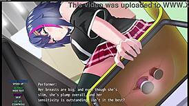 New Eromancer Bound in Bondage, Fingered and Toyed in Hentai Game