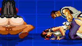 Yuri and Rin get wild in raw anime hentai action.