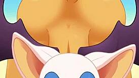 Rouge Sucks Cock Hard and Swallows Cum During Anal Fuck