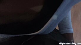 AsianSexDiary Furry Asian Snatch Filled with Big Dick and Cum