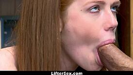 Red-haired teen Ella Hughes punished for shoplifting in POV