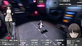 celeca-san exposes herself in a naked coat without being noticed