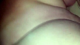 BBW milf enjoys taking a huge dildo in her big ass.