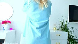 Stepsister teases and lets me finish in her panties